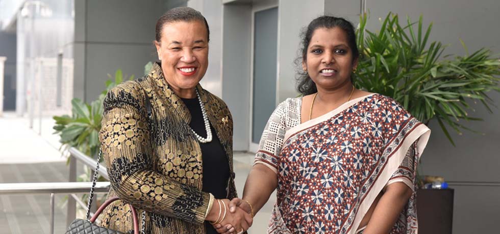 Patricia Scotland, Secretary General of Commonwealth arrives in New Delhi 