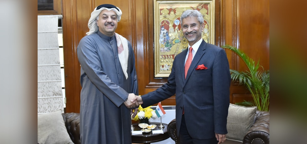 External Affairs Minister meets Dr Khalid bin Mohamed Al Attiyah, Deputy Prime Minister and Minister of State for Defence Affairs of Qatar in New Delhi 