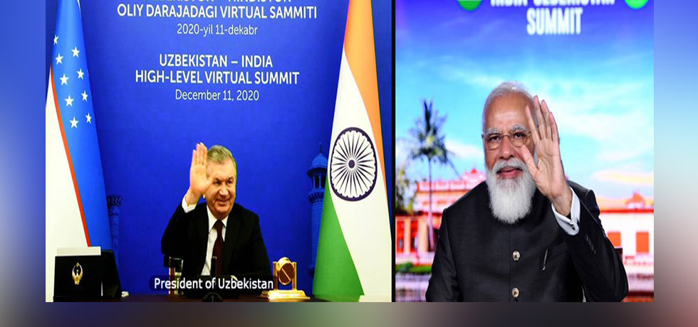 Prime Minister at the India-Uzbekistan Virtual Bilateral Summit
