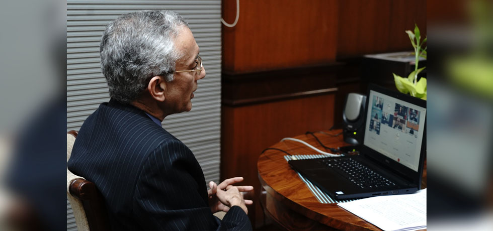 Secretary (ER) at the virtual 93rd Annual Convention of FICCI on the theme ''Inspired India''