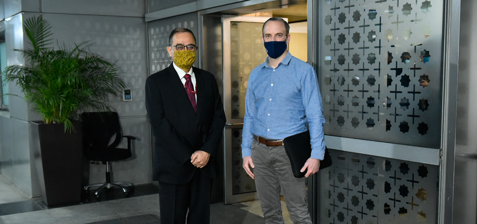 Dominic Raab, Foreign Secretary of UK arrives in New Delhi