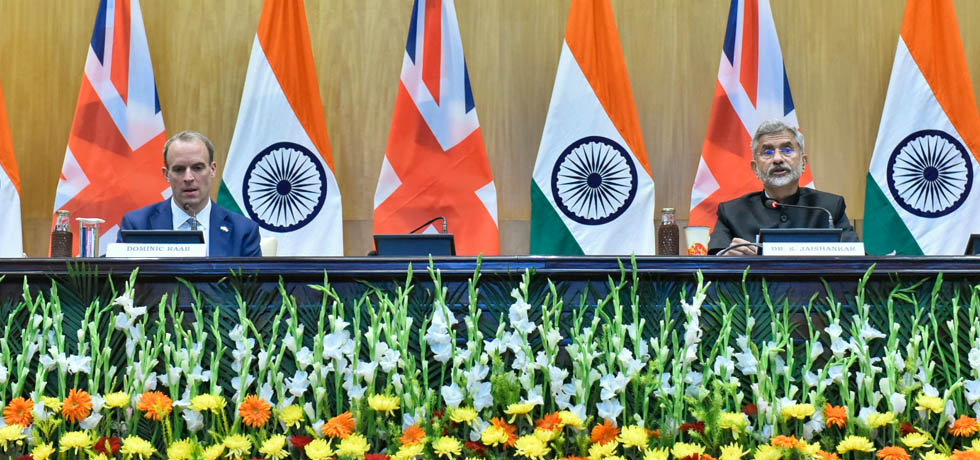 External Affairs Minister delivers Press Statement following the India-UK Ministerial Dialogue in New Delhi