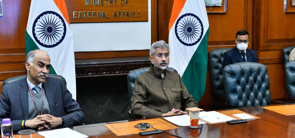 External Affairs Minister launches the Economic Diplomacy Website