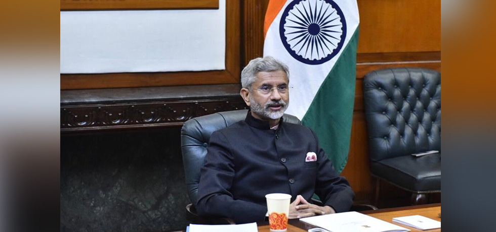 External Affairs Minister delivers an address at the CII Partnership Summit 2020