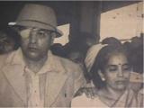 Dr. Ambedkar with his wife Mrs. Savita Ambedkar after his cataract conducted at Delhi in 1953