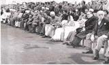 Dr. B. R. Ambedkar among other dignitaries at India’s first Republic Day parade