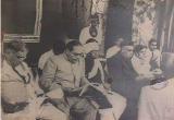 Dr. Ambedkar with the Governer of Maharashtra, Mr. Mangaldas Pakwasa, Rao Bahadur Bole and Prof. V. G. Rao