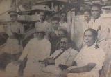 Dr. Ambedkar watching a football match at Cooperage, Bombay, organised by the Dr. Ambedkar Sporting Club