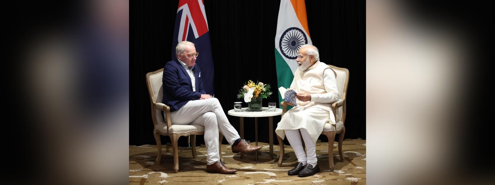 Prime Minister Shri Narendra Modi met Professor Toby Walsh, chief scientist, Artificial Intelligence Institute, University of New South Wales in Sydney
