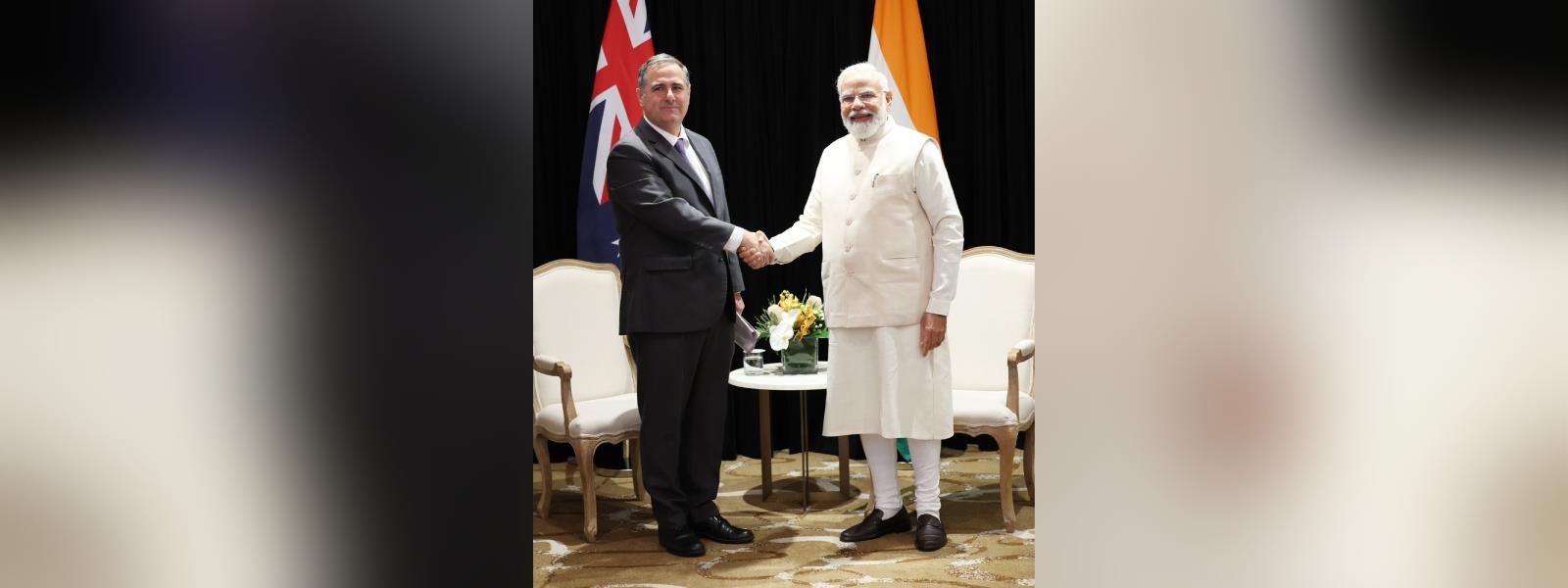 Prime Minister Shri Narendra Modi met Associate Professor, Salvatore Babones, sociologist, researcher, and author in Sydney