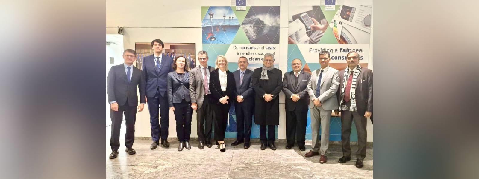 10th India-EU Energy Panel Meeting held in Brussels, co-chaired by Secretary (West), Shri Tanmaya Lal and H.E. Ms. Juul Jorgensen, Director General for Energy of the European Commission