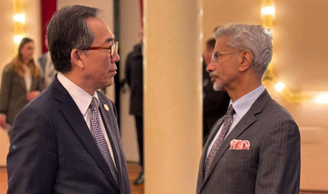 External Affairs Minister, Dr. S. Jaishankar met H.E. Mr. Cho Tae-yul, Minister of Foreign Affairs of Republic of Korea at the G7 Foreign Ministers' Meeting in Fiuggi, Italy