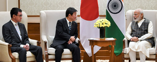 Visit of Minister of Foreign Affairs and Minister of Defense of Japan to India (November 30, 2019)